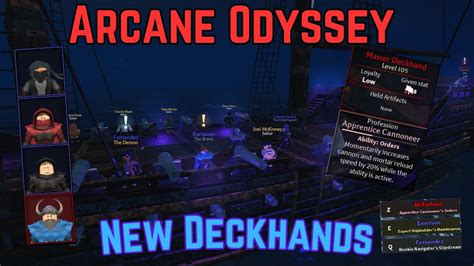 arcane odyssey coal|Deckhands .